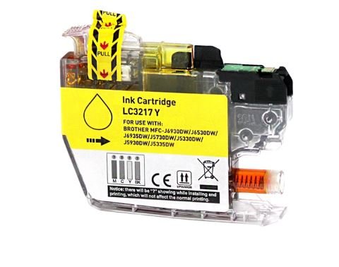 Cartouche Encre Brother LC3217 Jaune LC3217Y - KERA FRANCE Cartouche Encre Brother LC3217 Jaune LC3217Y - KERA FRANCE